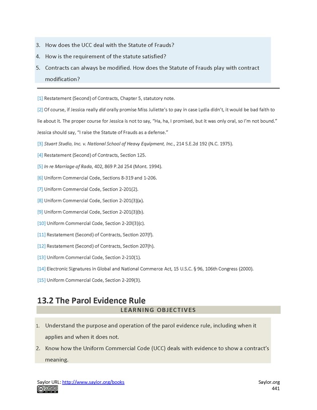Business Law and the Legal Environment - Page 441